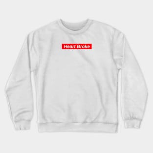 Heart Broke // Red Box Logo Crewneck Sweatshirt